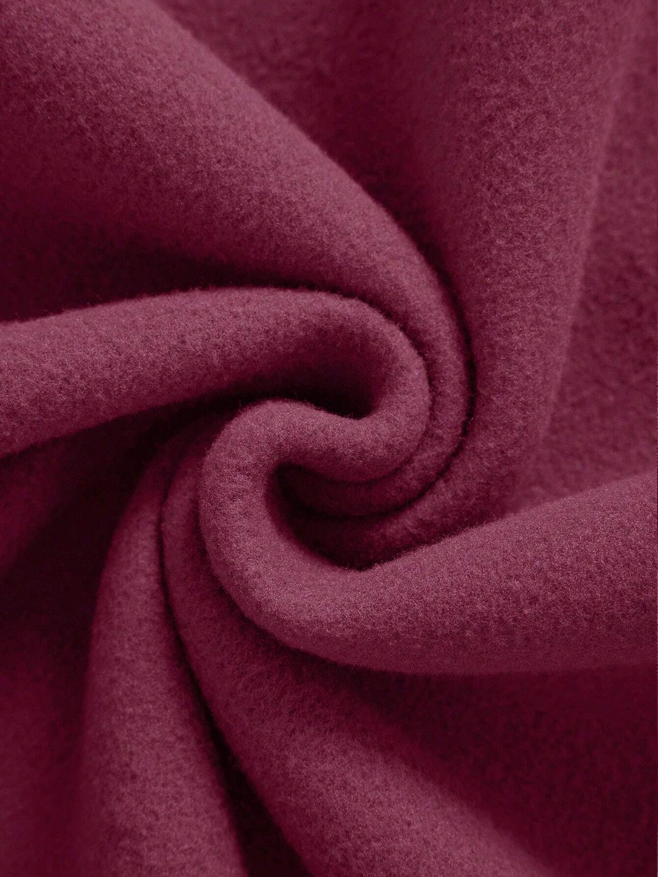 SXV Casual Round Neck Long Sleeve Letter Print Minimalist Sweatshirt, Everyday Wear