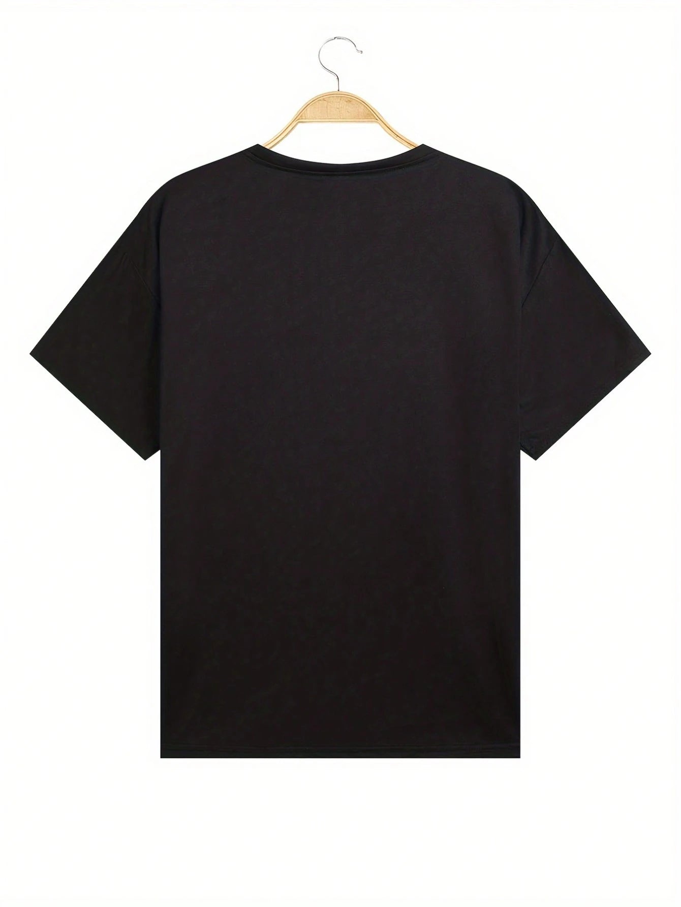 SXV Women Solid Color T-Shirt With Funny Mona Lisa Print, Minimalist Fashion For Casual Daily Wear