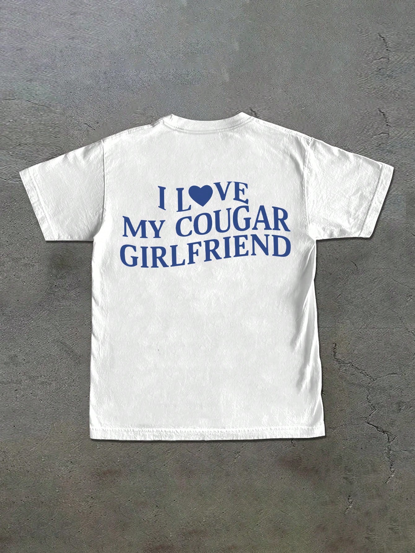 SXV Boyfriend Gift I Love My Cougar Girlfriend Funny Graphic Print Men's T-Shirt
