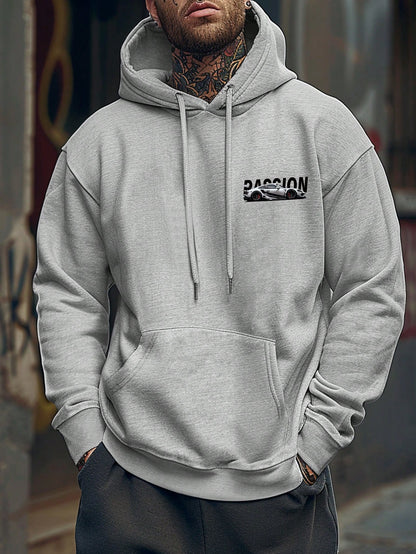 SXV Passion racing Men's Printed Hoodie, Car Enthusiast Gift, Car Themed Hoodie