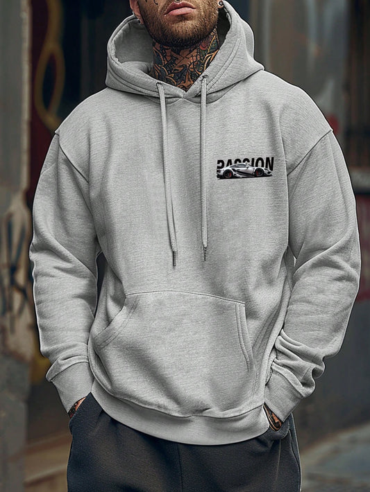 SXV Passion racing Men's Printed Hoodie, Car Enthusiast Gift, Car Themed Hoodie