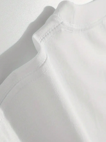 SXV Pure Cotton T-Shirt) Men's Summer Round Neck Short Sleeved Casual Pure Cotton Print GOD HAS SOMETHING BETTER