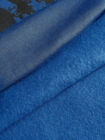 SXV Heavenly Men's Letter Print Round Neck Long Sleeve Casual Pullover Hoodie Sweatshirt