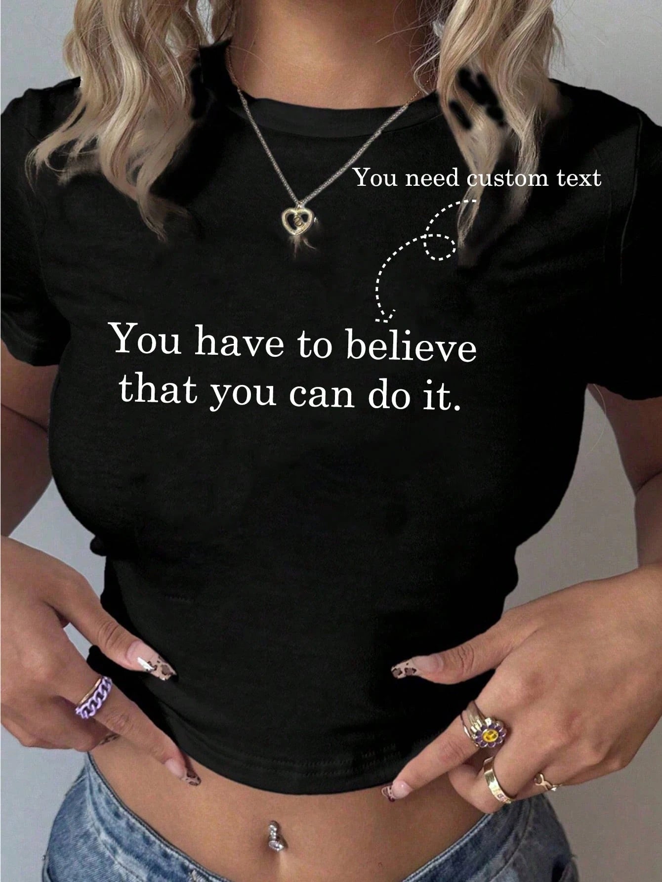 SXV Custom Sports Personalized Gifts, Custom Women's T-Shirts, Add Text (Name