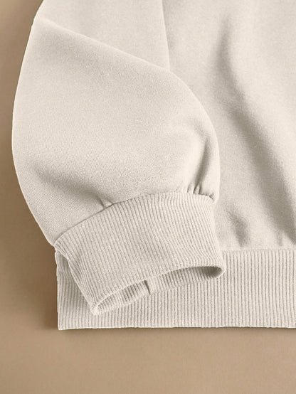 SXV Pancakes and panic attacks Women Letters & Dessert Print Crew Neck Casual Everyday Sweatshirt