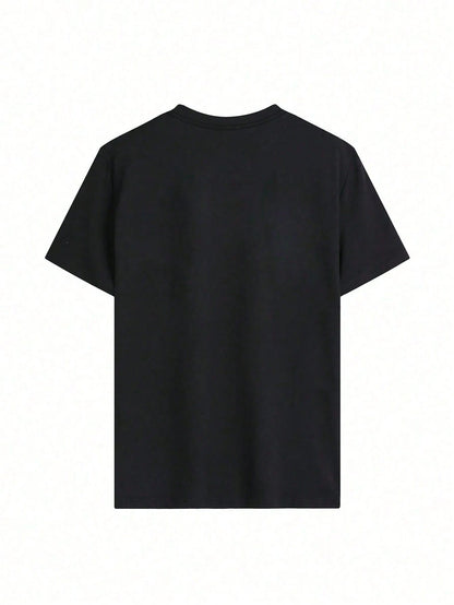SXV Retro Old School Punk Rock Dark Style, Patterned T-Shirt, Spring And Summer Wearable
