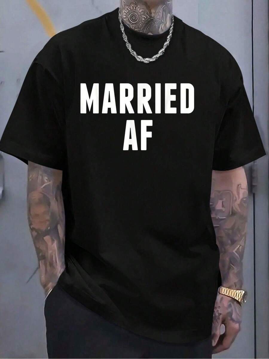 SXV Married AF T Shirt For Husband Or Wife