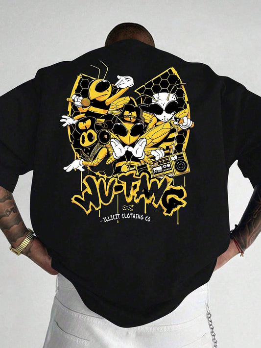 SXV 'Exquisite Design’ Printed Cool Aesthetic Oversized Baggy T-shirt