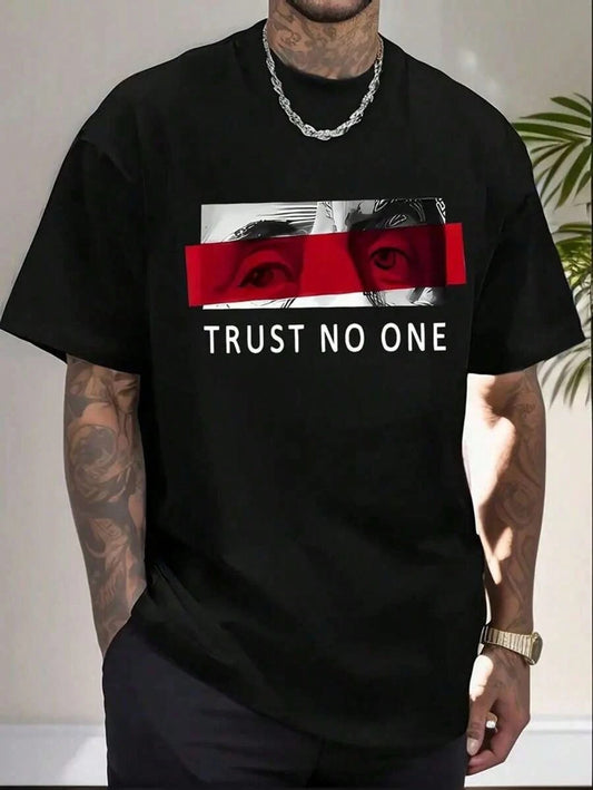 SXV TRUST NO ONE Print Tee Shirt