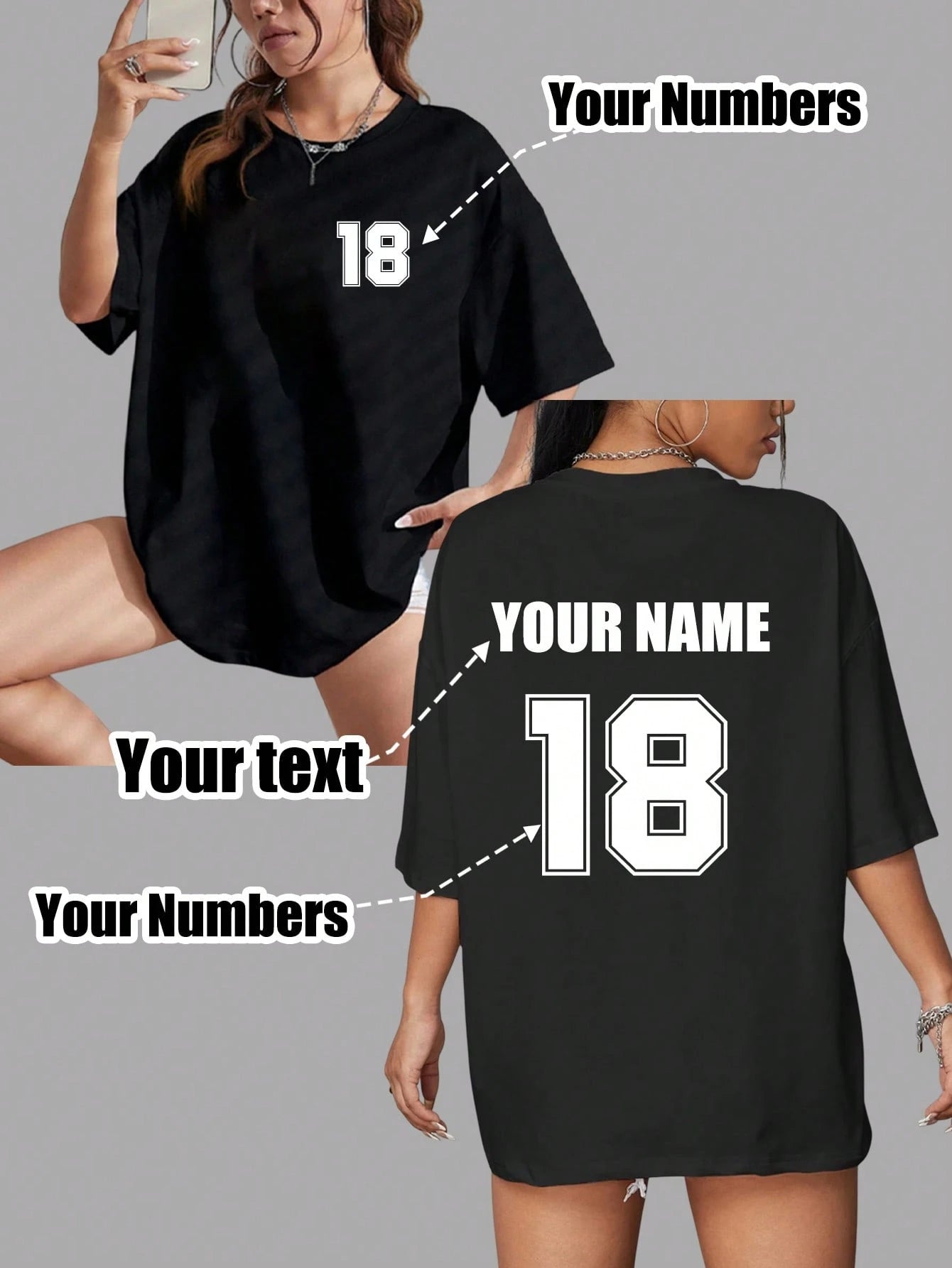 SXV Lucky Number On The Front And Back