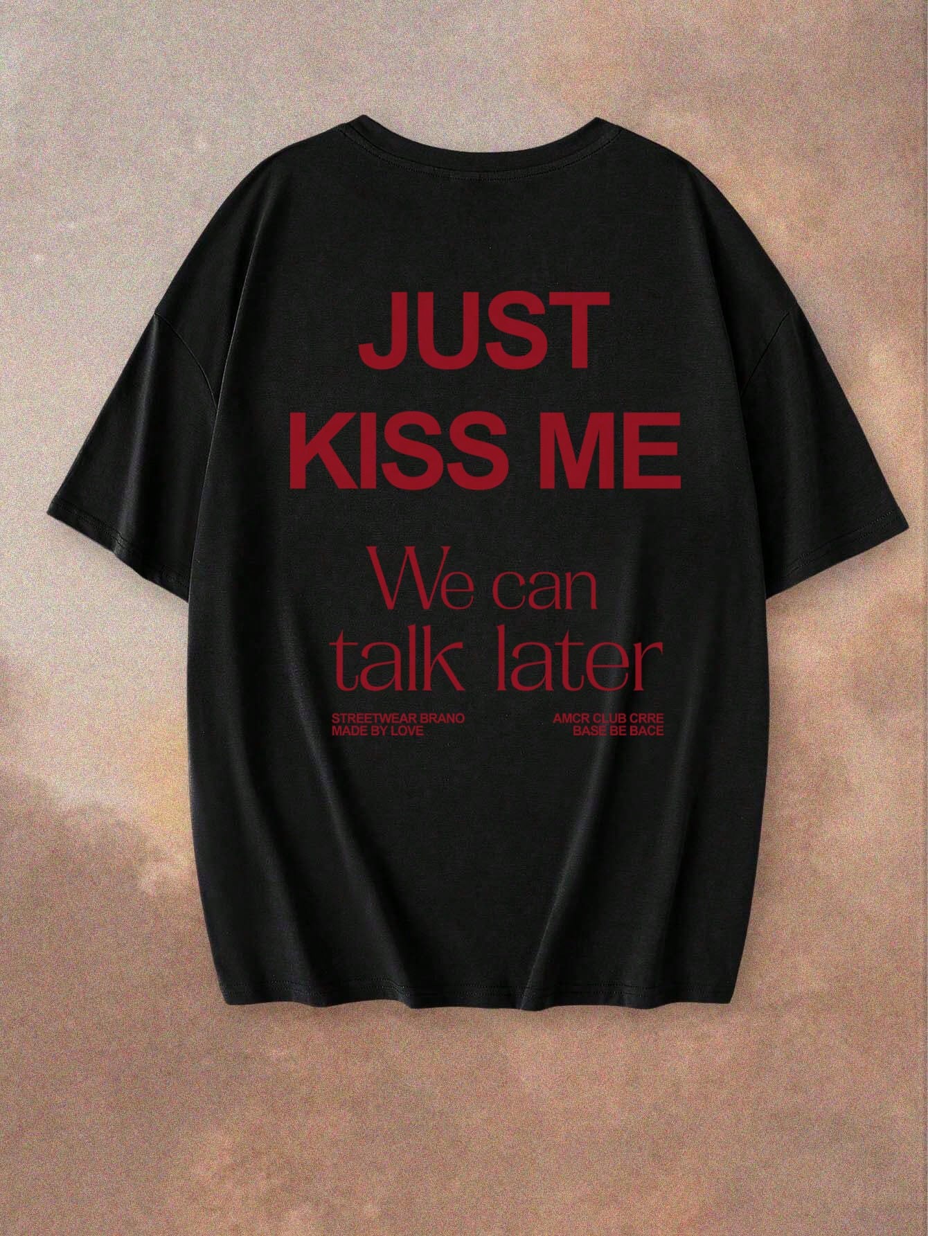 SXV Women'sNew Arrival Casual Simple Letter Print Round Neck Short Sleeve T-Shirt