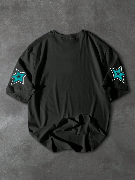 SXV 'chicago 88’ Printed Cool Aesthetic Oversized Baggy T-shirt