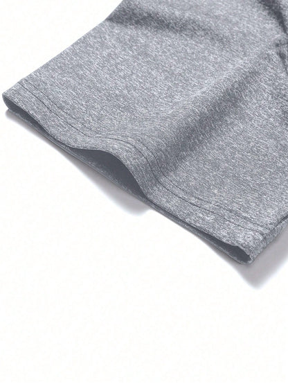 SXV ICON Men's Regular Fit Short Sleeve Letter Print Graphic Tee Shirt