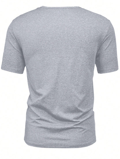 SXV ICON Men's Regular Fit Short Sleeve Letter Print Graphic Tee Shirt