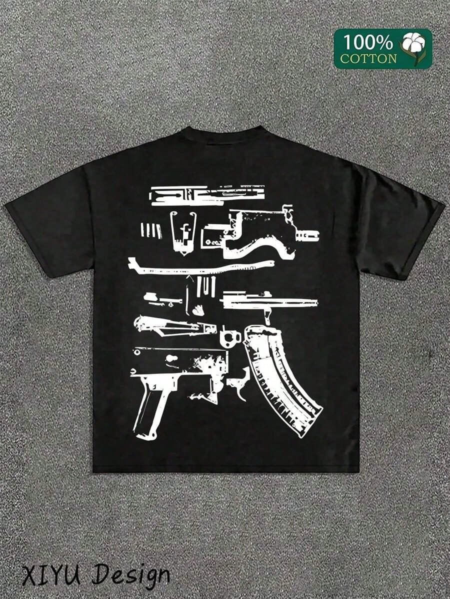 SXV A High-Quality Men's Street T-Shirt, Which We Trust In Draco, Is Printed On Both Sides