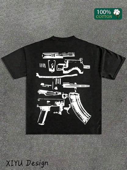 SXV A High-Quality Men's Street T-Shirt, Which We Trust In Draco, Is Printed On Both Sides