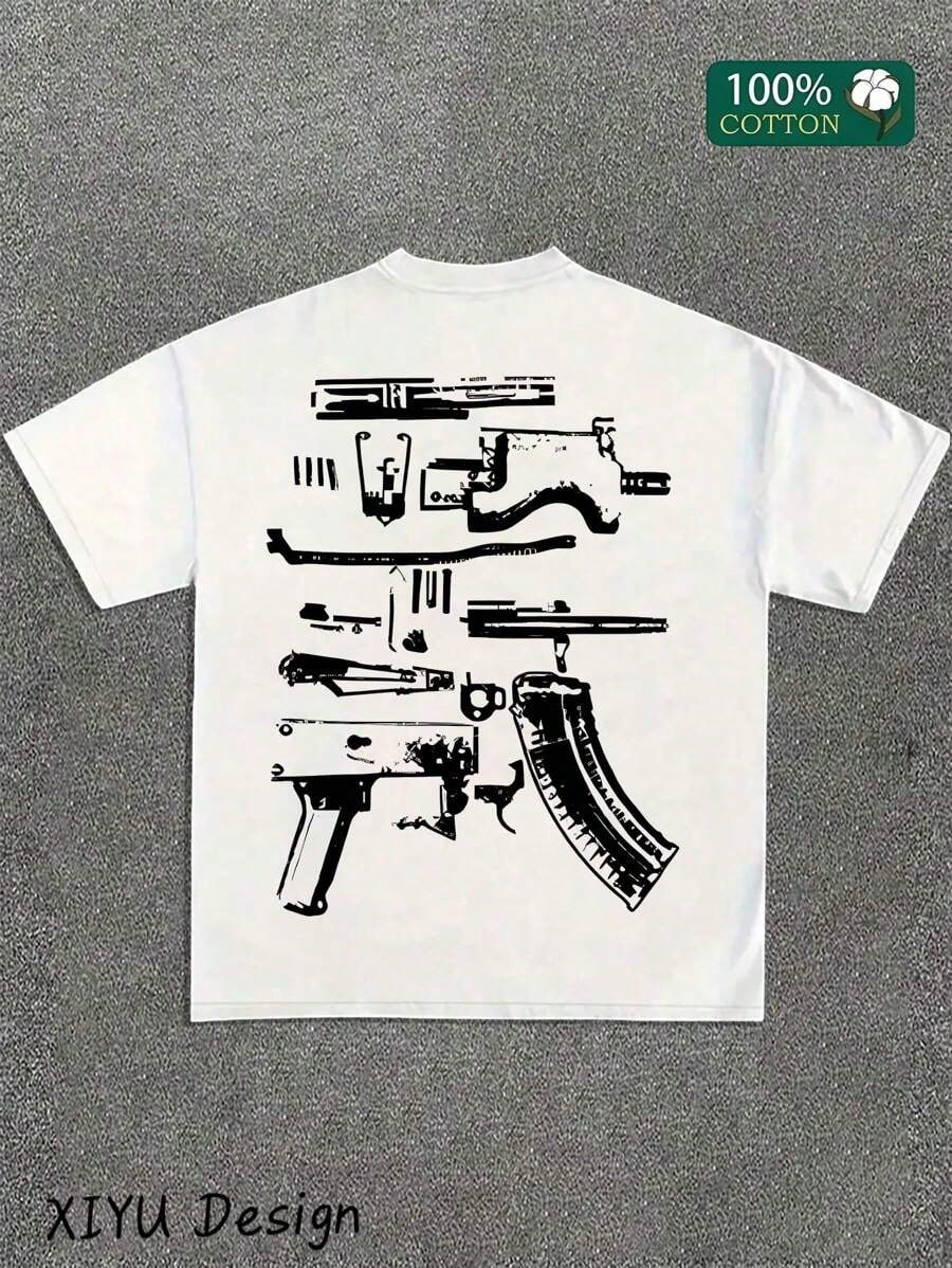 SXV A High-Quality Men's Street T-Shirt, Which We Trust In Draco, Is Printed On Both Sides