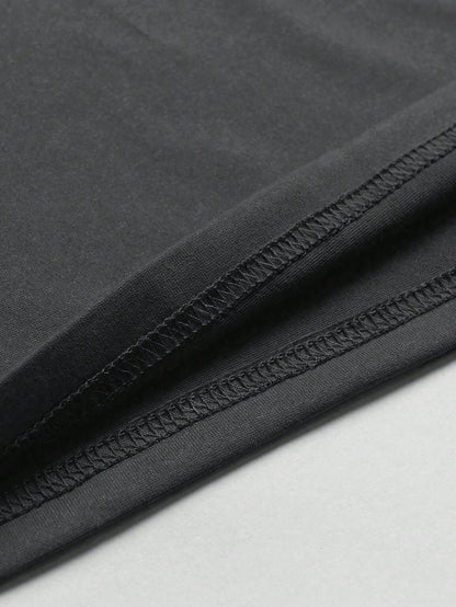 SXV my wife will kill you Men's Letter & Wing Print Round Neck Short Sleeve Casual Loose T-Shirt