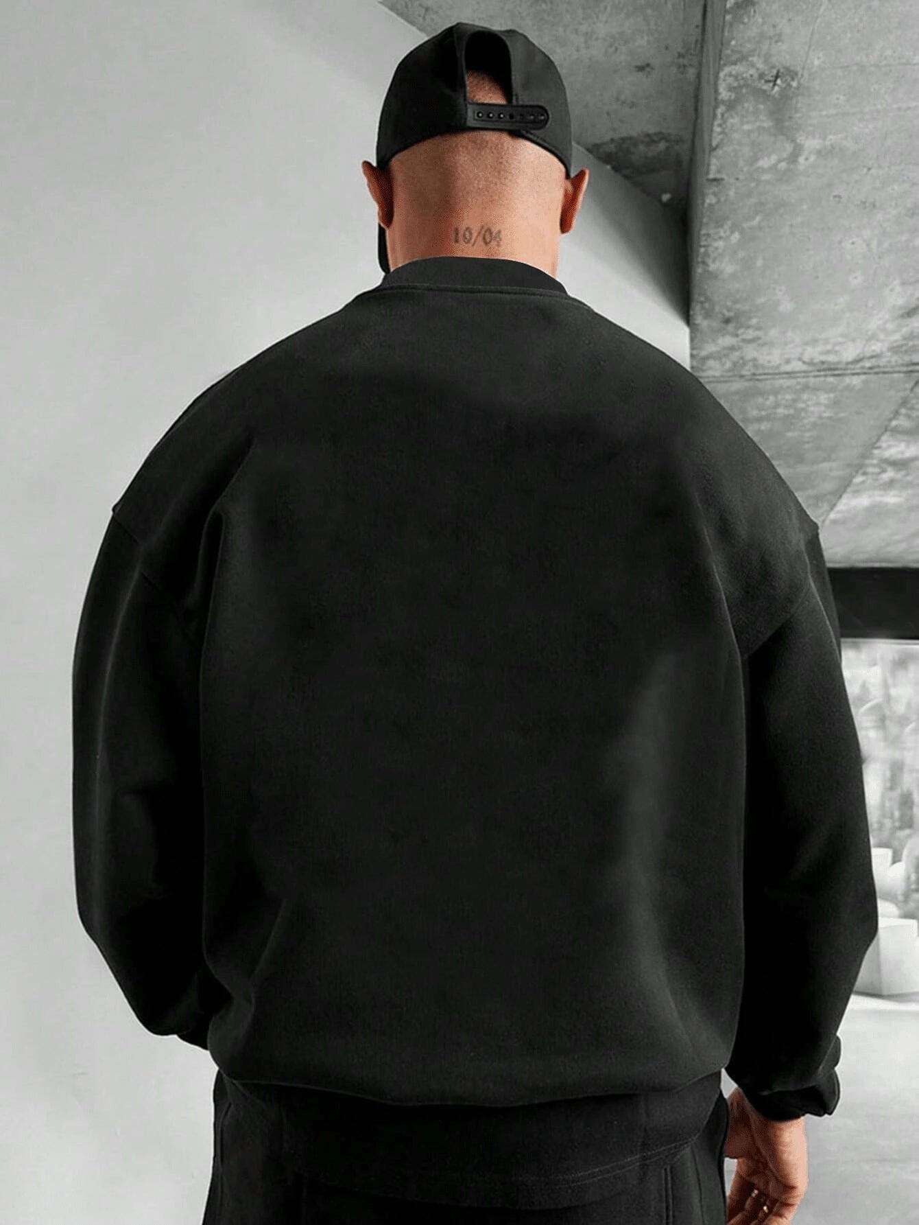 SXV Men's Casual Versatile Printed Crew Neck Sweatshirt  Paris Vibe