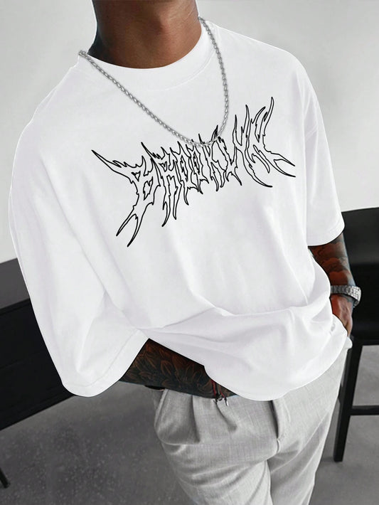 SXV 'brooklyn’ Printed Cool Aesthetic Oversized Baggy T-shirt