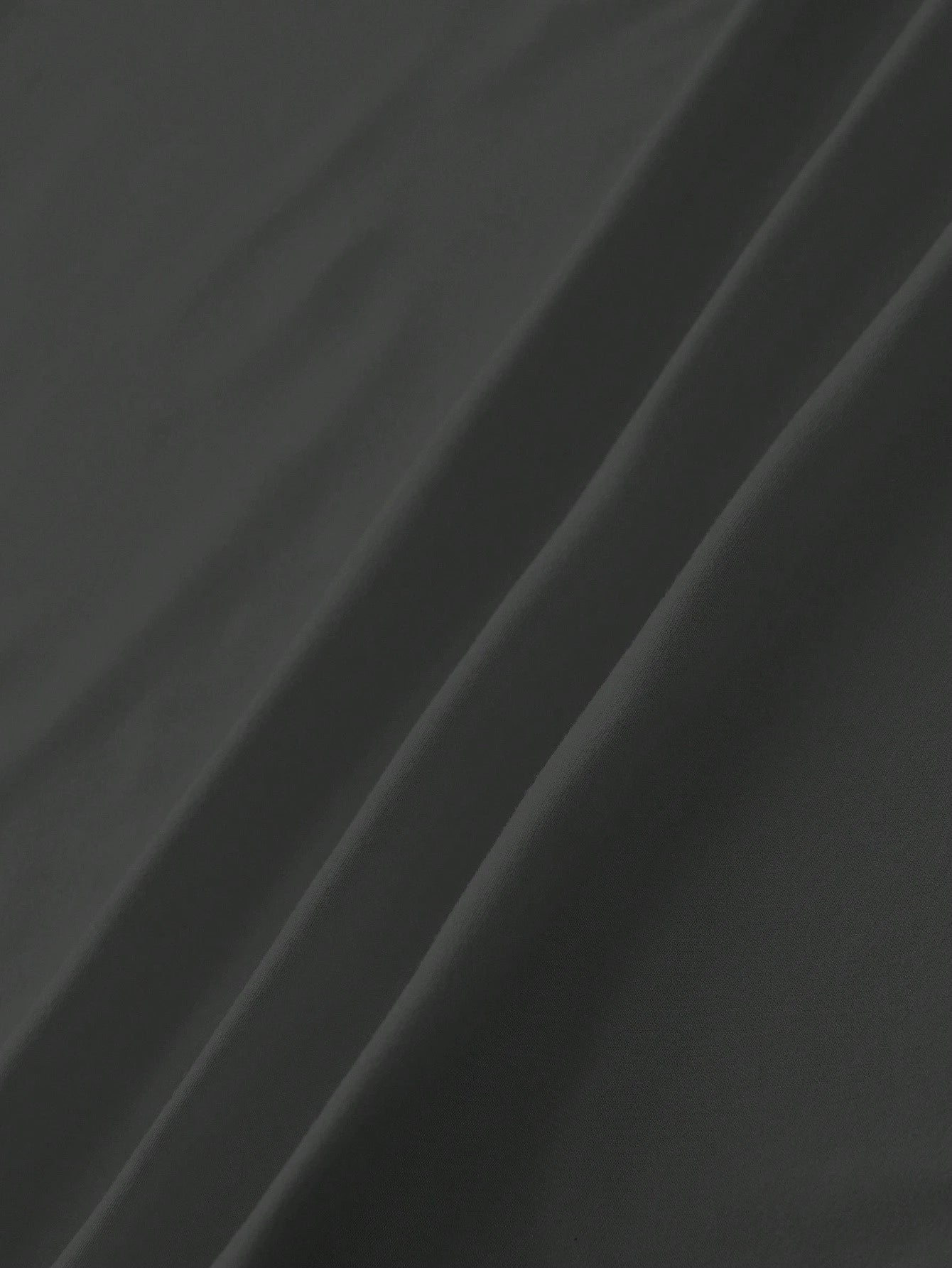 SXV Mountain & Letter Print Round Neck Oversized T-Shirt