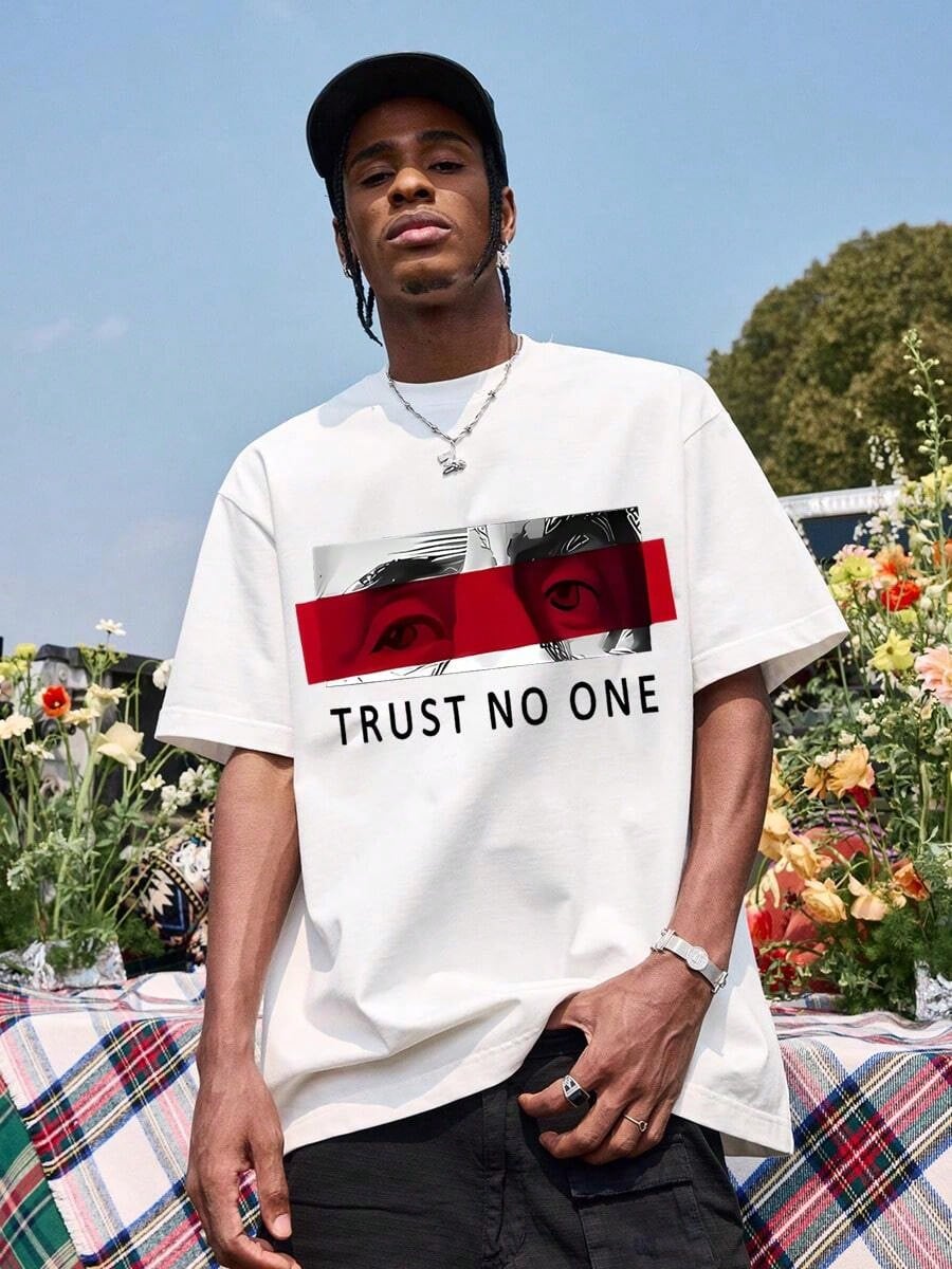 SXV TRUST NO ONE Print Tee Shirt