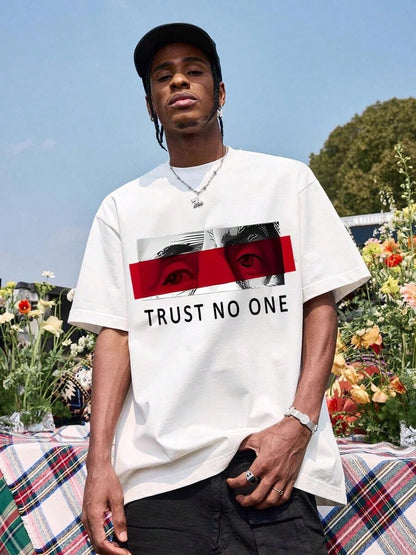 SXV TRUST NO ONE Print Tee Shirt