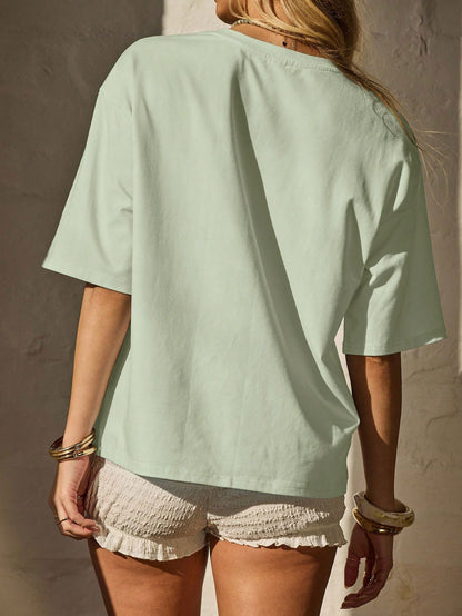 SXV 'Oranges’ Printed Cool Aesthetic Oversized Baggy T-shirt