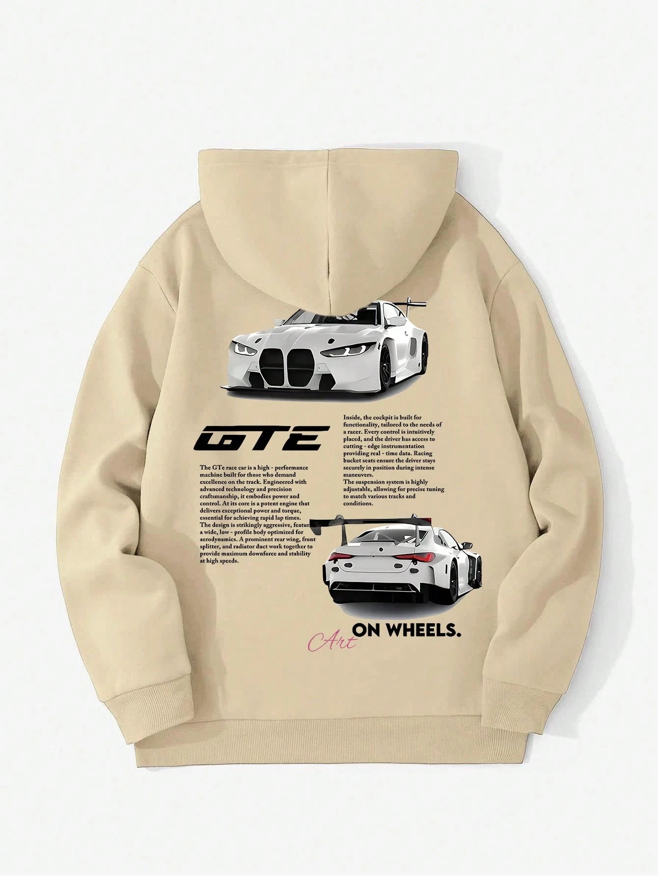 SXV Racing Enthusiast Essential! Men's Casual Racing Culture Element Printed Hoodie
