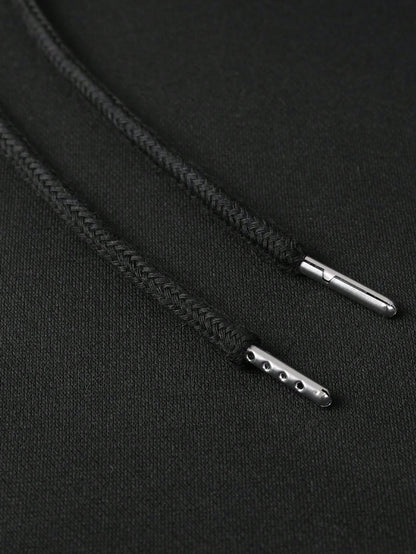 SXV Men's Casual Hoodie With Praise The Lord Slogan Print, Streetwear Style For Autumn