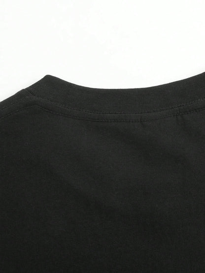 SXV to the person behind me Print Round Neck Short Sleeve T-Shirt
