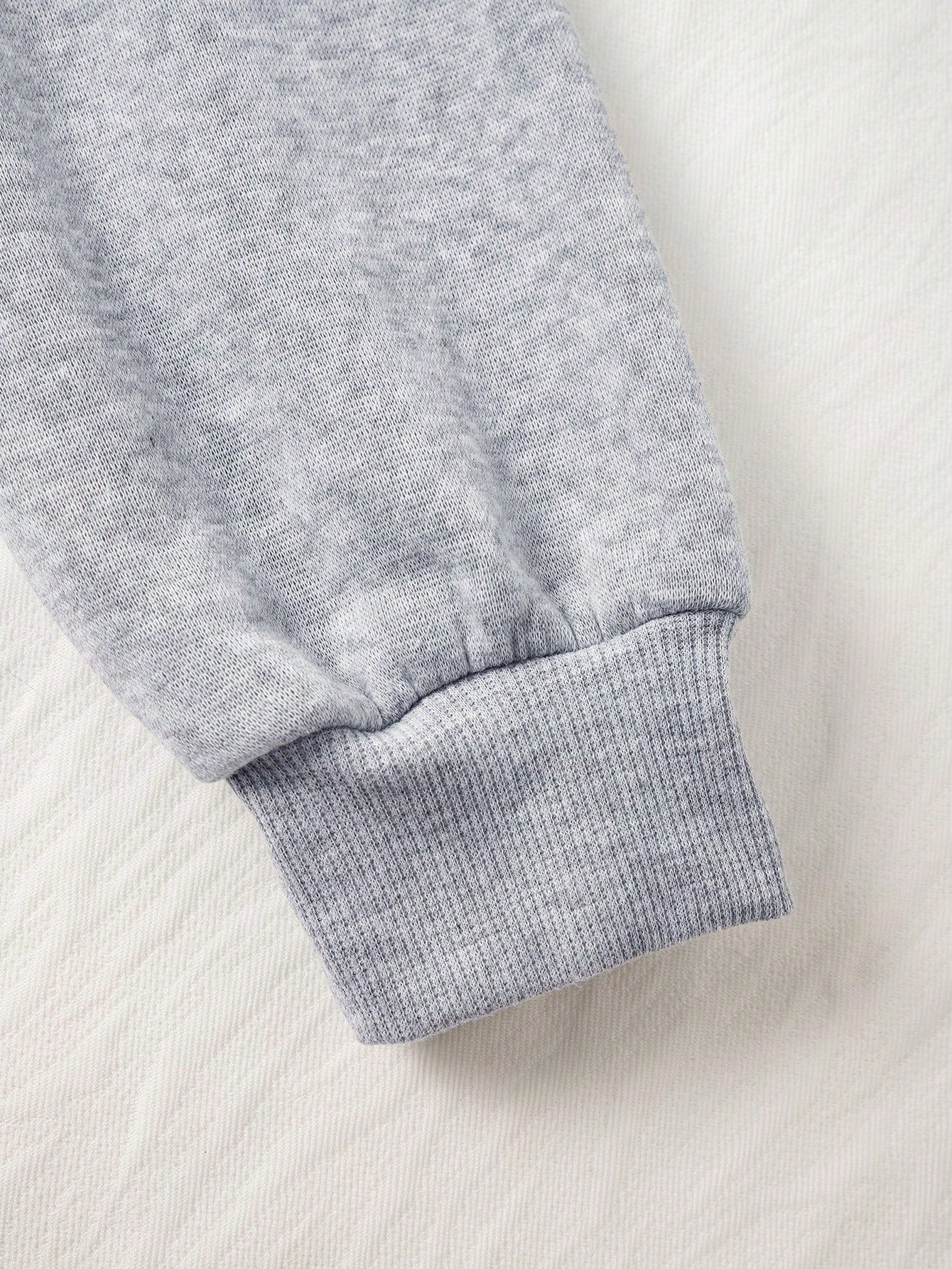 SXV New York Letter Retro Distressed Pattern Printed Sweatshirt