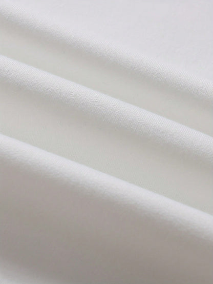 SXV NEVER GIVE UP Letter Slogan & Scratch Print Casual Loose Fit Hoodie Sweatshirt