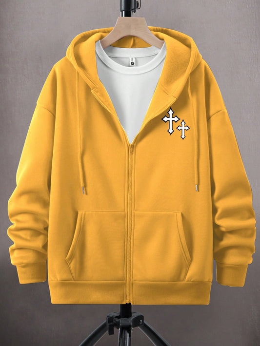 SXV Christian Hoodie Cross Zip Up Hoodie , Fall
