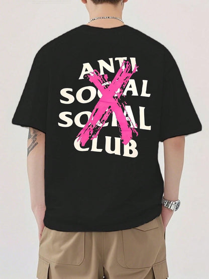SXV 100% Cotton Double-Sided Digital Print With Pink X Logo Design