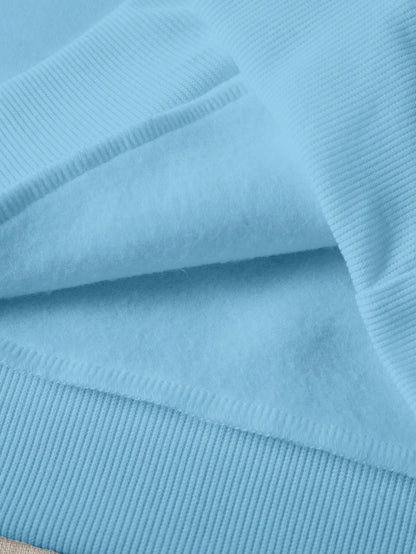 SXV Round Neck Sweatshirt, Sporty Style, Featuring The American Flag Pattern