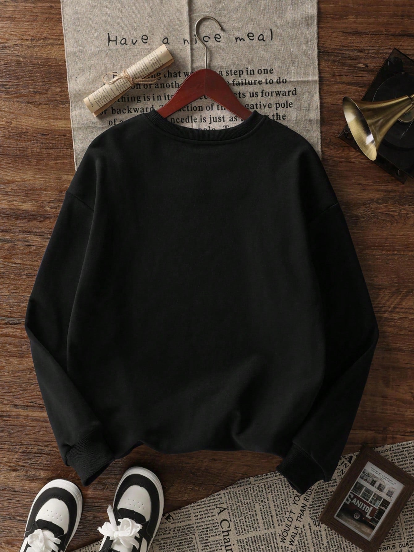 SXV Women's Casual Minimalist 1997 Graphic Crew Neck Sweatshirt