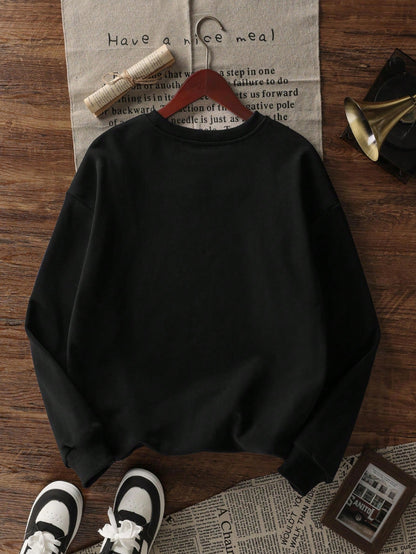 SXV Women's Casual Minimalist 1997 Graphic Crew Neck Sweatshirt