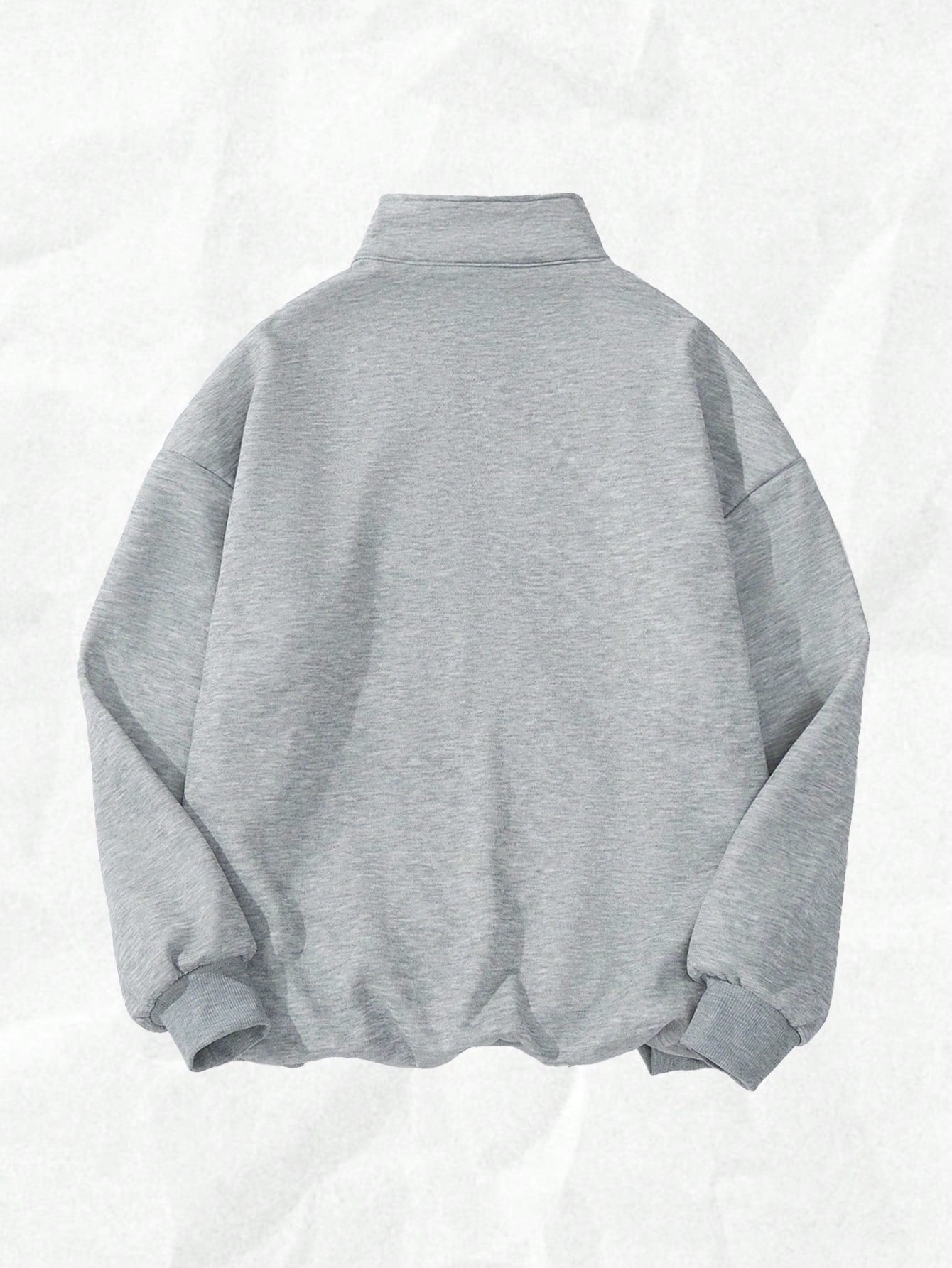 SXV vintage hlaf zipper full sleeves pullover sweatshirt