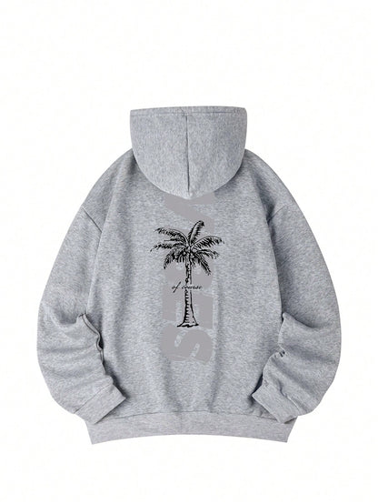 SXV Women's Winter Graphic Long Sleeved Drawstring Hoodie With Pocket