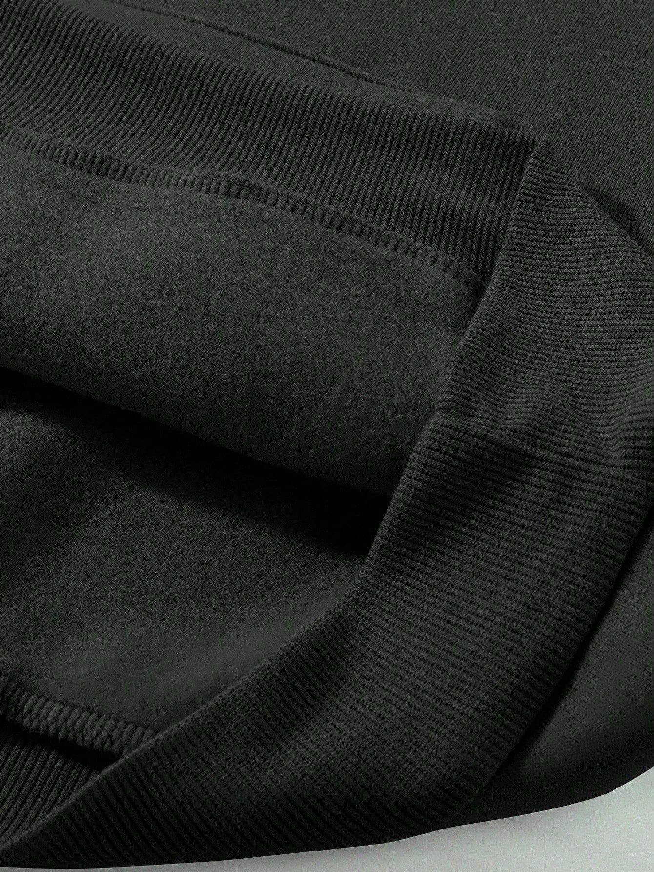 SXV BLESSED printed Winter Long Sleeve Black Hoodie Sweatshirt With Bless Cross Print Oversized Style