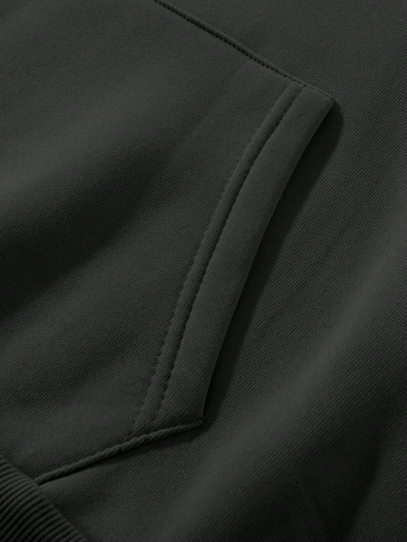 SXV BLESSED printed Winter Long Sleeve Black Hoodie Sweatshirt With Bless Cross Print Oversized Style