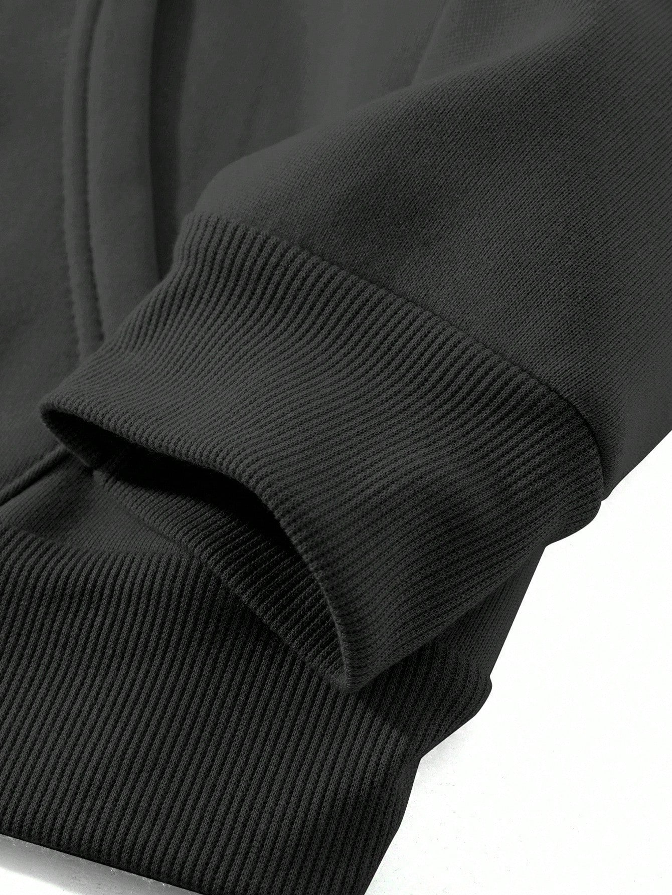 SXV BLESSED printed Winter Long Sleeve Black Hoodie Sweatshirt With Bless Cross Print Oversized Style