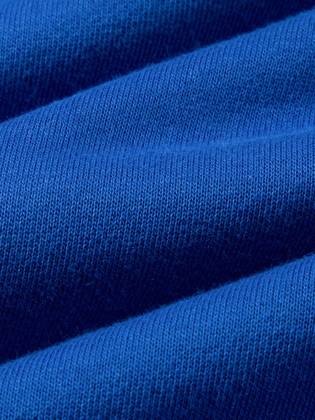 SXV NEVER GIVE UP Letter Slogan & Scratch Print Casual Loose Fit Hoodie Sweatshirt