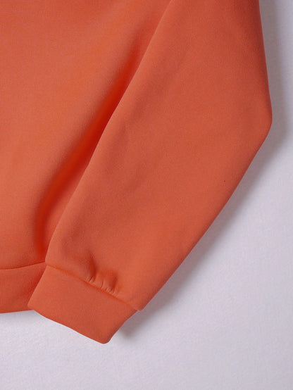 SXV Halloween Graphic Loose Pullover Sweatshirt