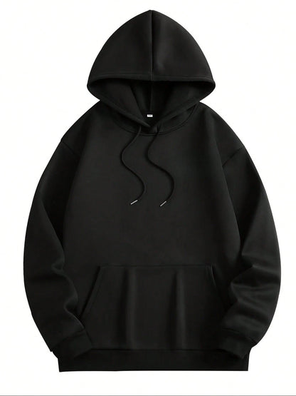 SXV Jesus Men's Casual Loose Letter Print Hoodie With Pocket, Autumn