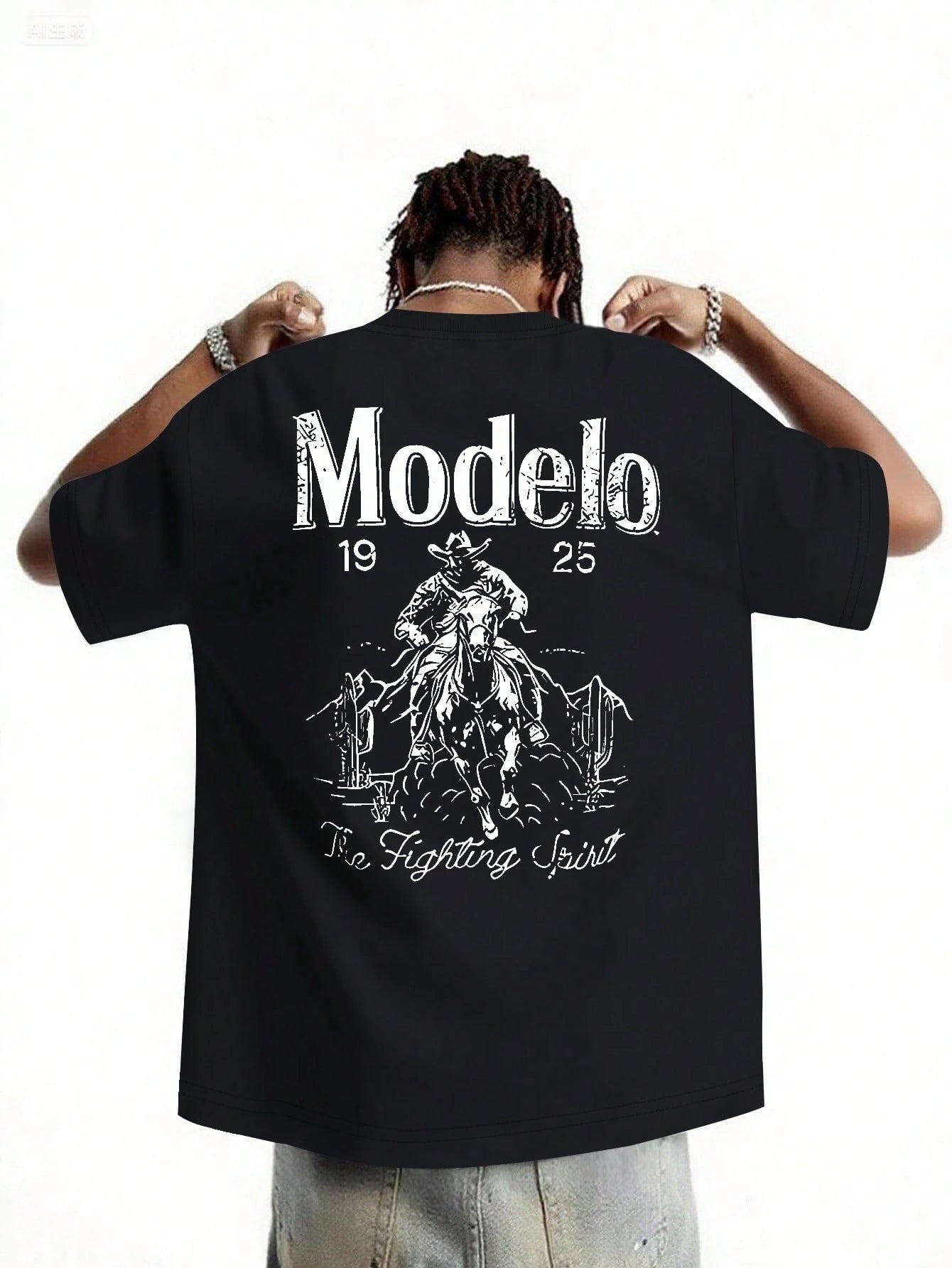 SXV Modelo Graphic Print Men's 100% Cotton T-Shirt