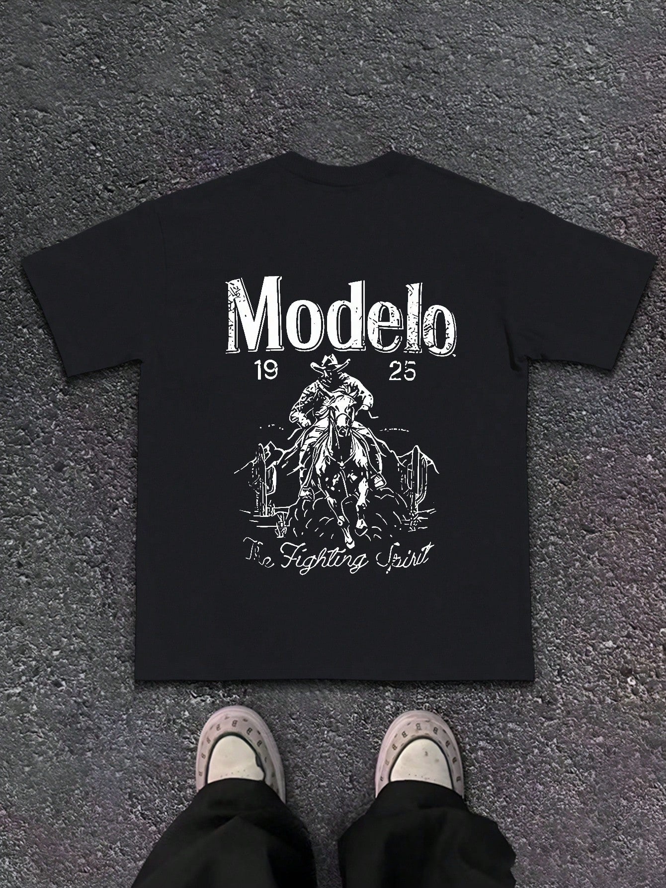 SXV Modelo Graphic Print Men's 100% Cotton T-Shirt