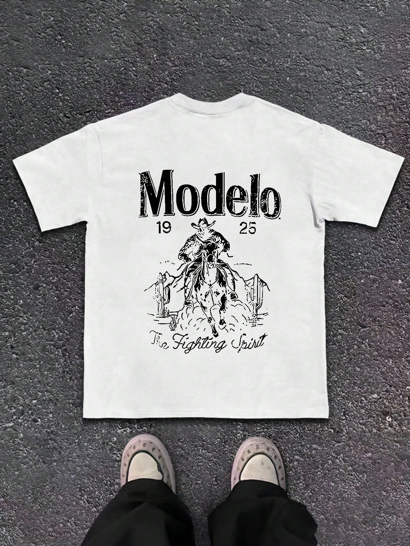 SXV Modelo Graphic Print Men's 100% Cotton T-Shirt