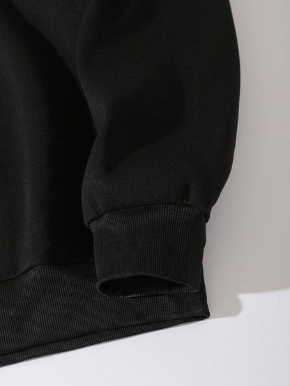 SXV 'SURF THE SUN’ Printed Cool Aesthetic Drop Shoulder Oversized Baggy Sweatshirt